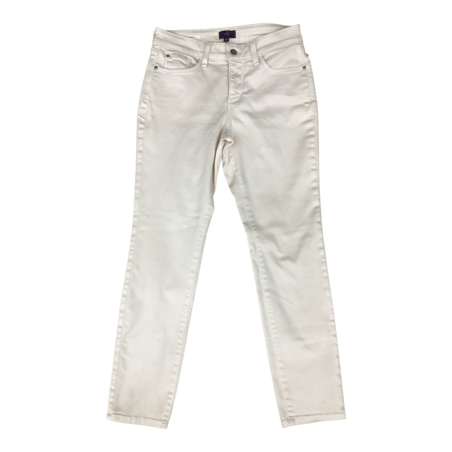 Jeans Straight By Not Your Daughters Jeans In Cream, Size:4P