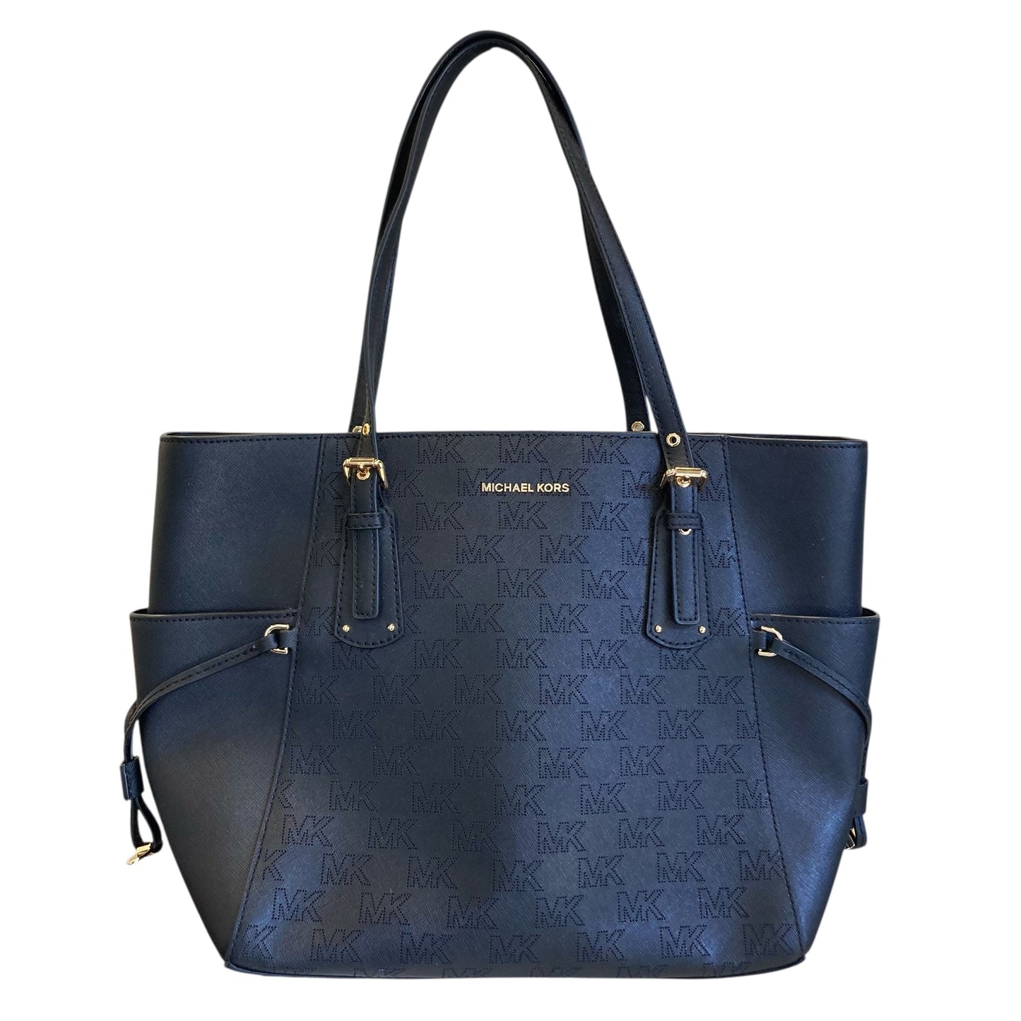 Tote Designer By Michael Kors In Black, Size:Large