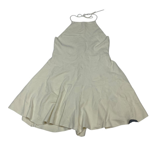 Romper By Free People In Cream, Size:S