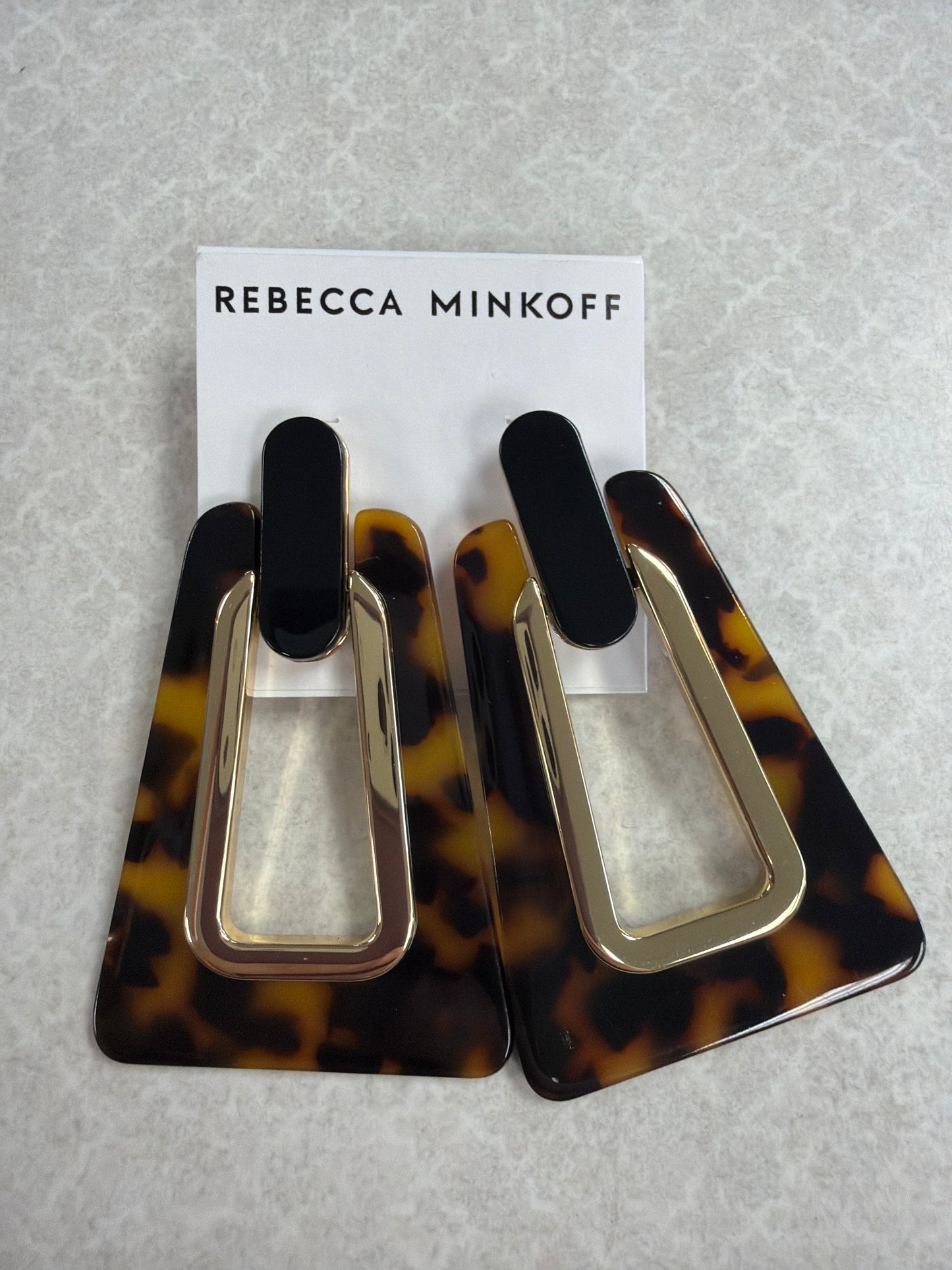 Earrings Designer By Rebecca Minkoff In Brown