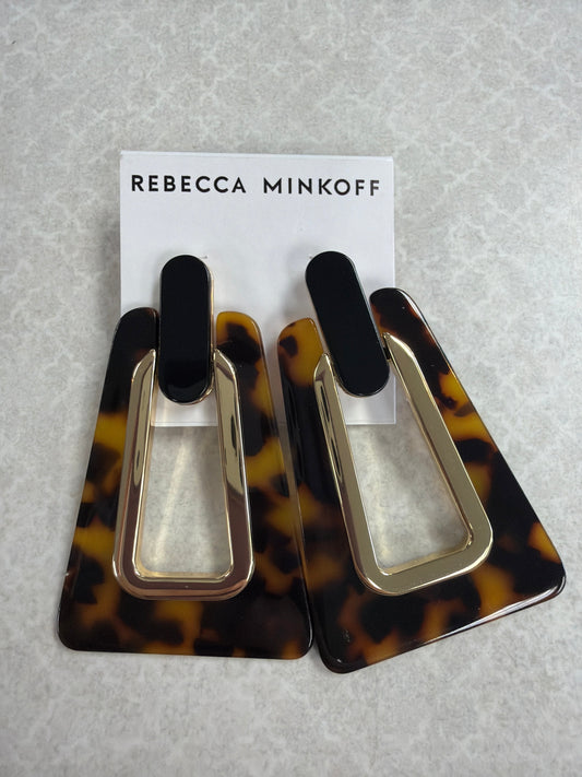 Earrings Designer By Rebecca Minkoff In Brown