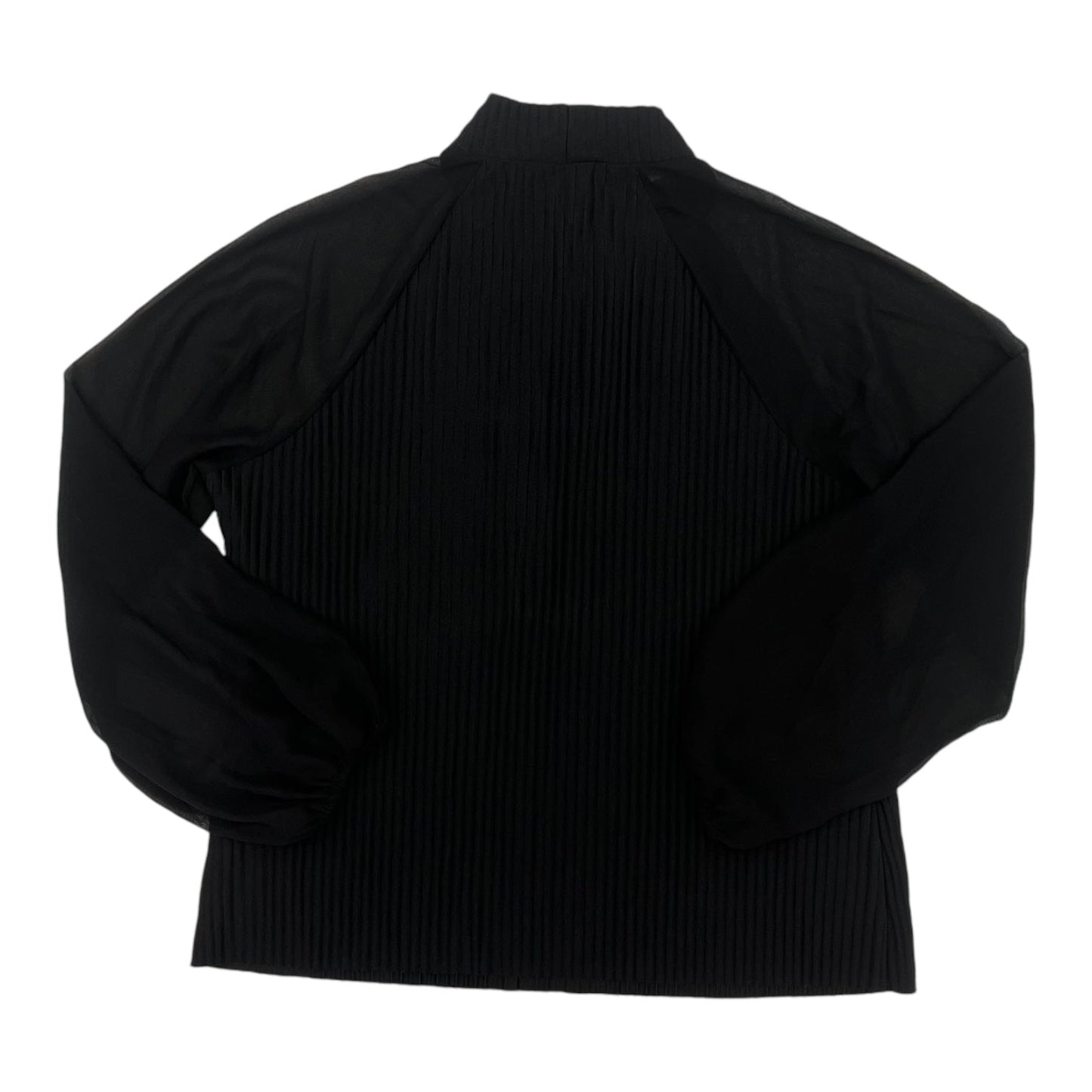 Blouse Ls By Marc New York In Black, Size:Xl