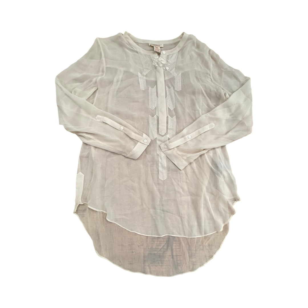 Top Ls By Sundance In Cream, Size:L