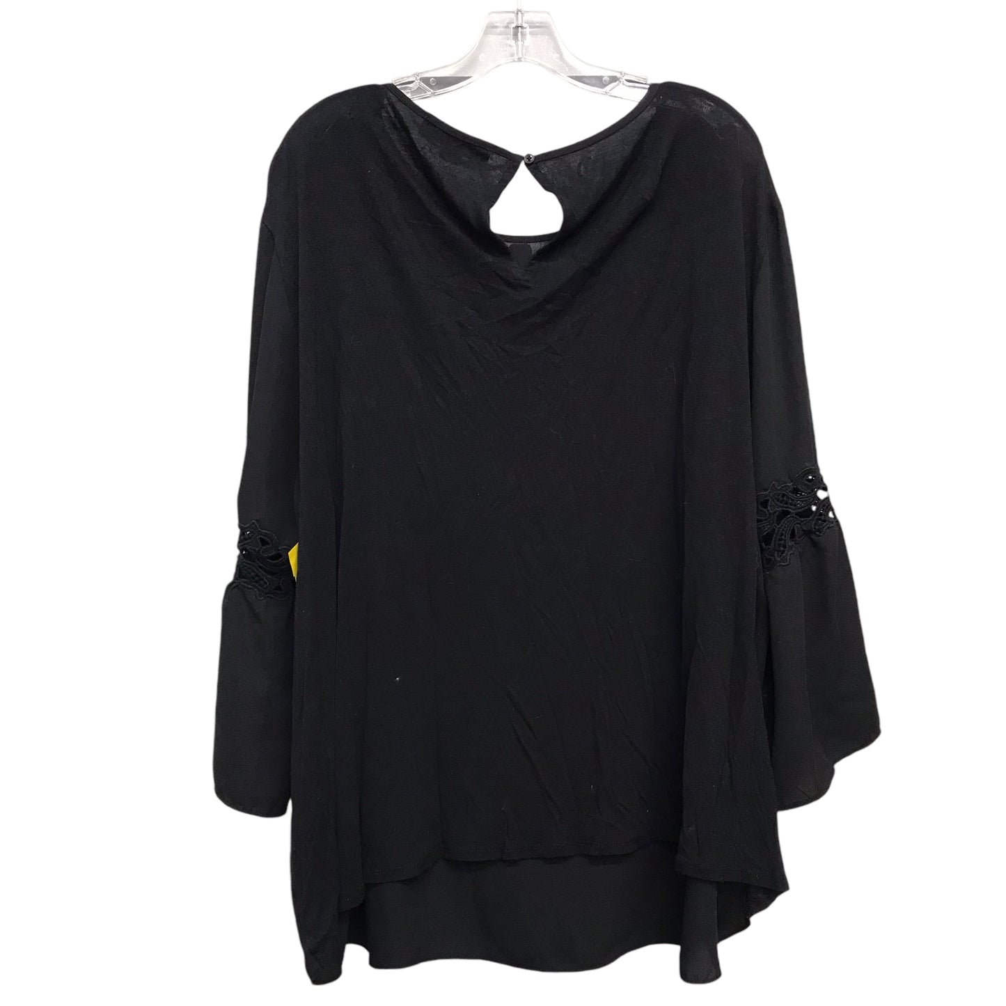 Top Ls By Loft In Black, Size:3X