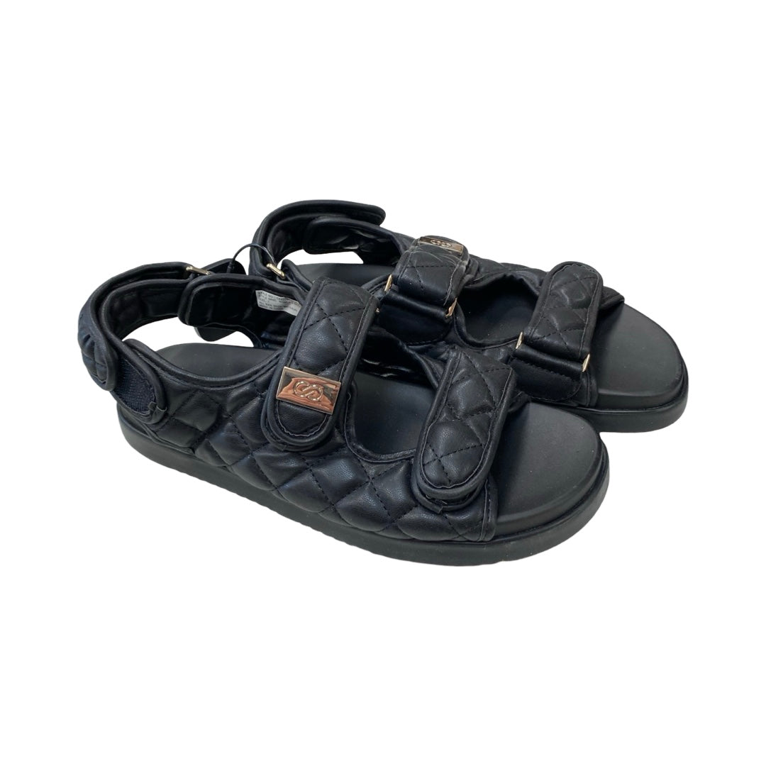 Sandals Heels Block By Calia In Black, Size:7