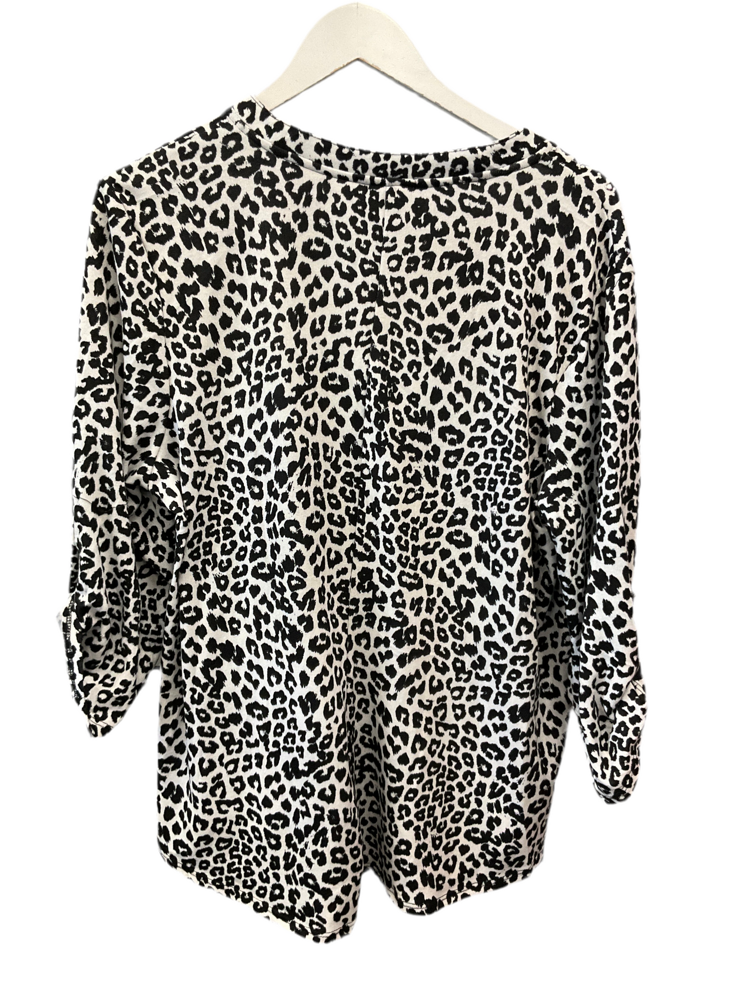 Top 3/4 Sleeve By Clothes Mentor In Animal Print, Size:Xl