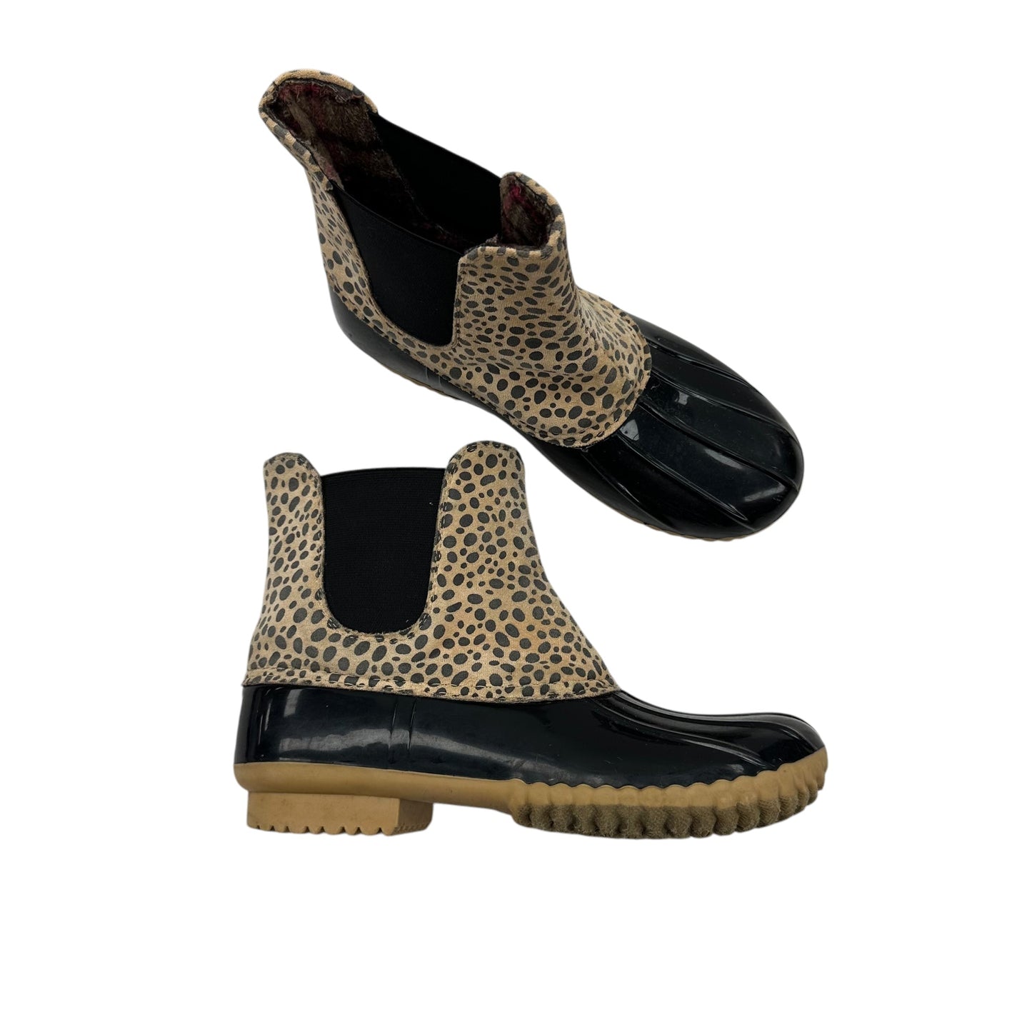 Boots Rain By Nature Breeze In Animal Print, Size:8