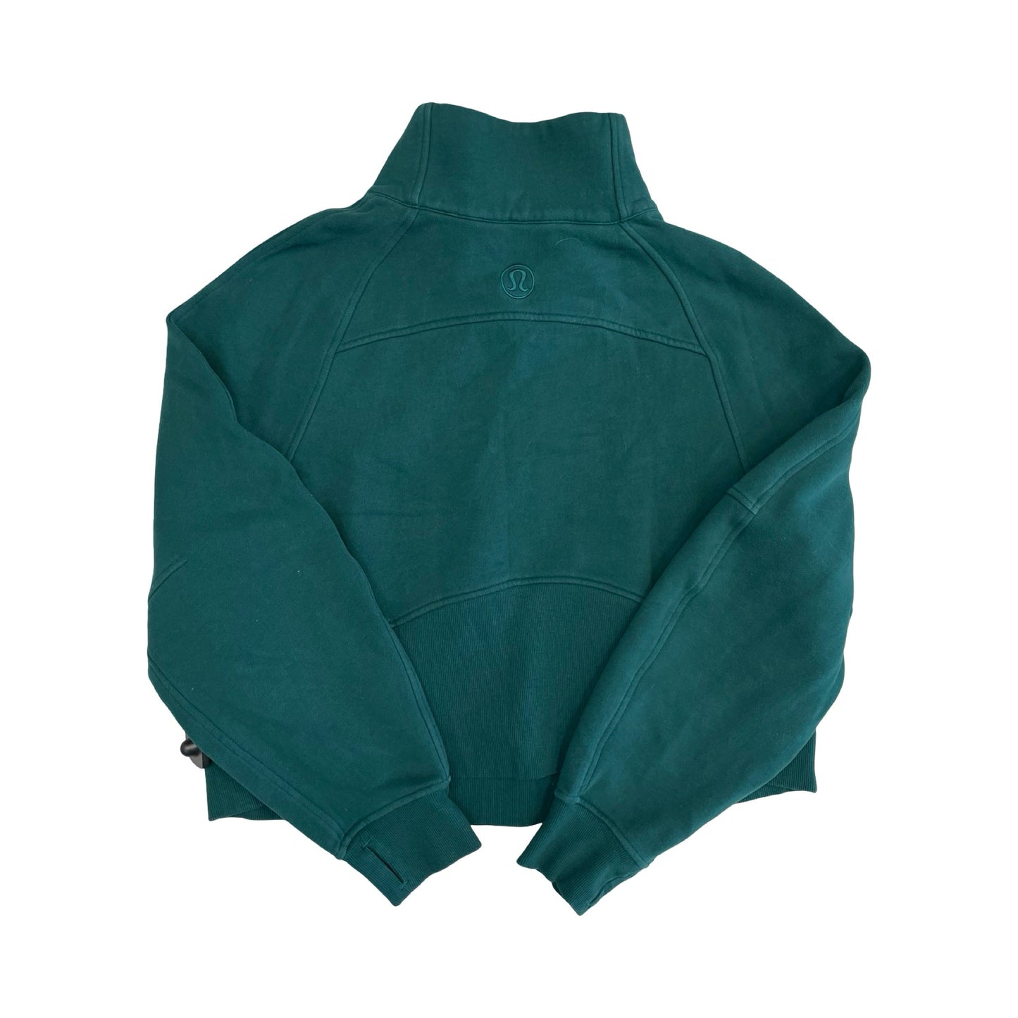 Athletic Sweatshirt Collar By Lululemon In Gold & Green