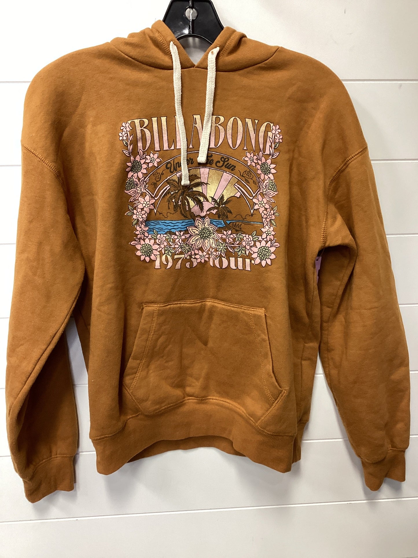 Sweatshirt Hoodie By Clothes Mentor In Orange, Size:S