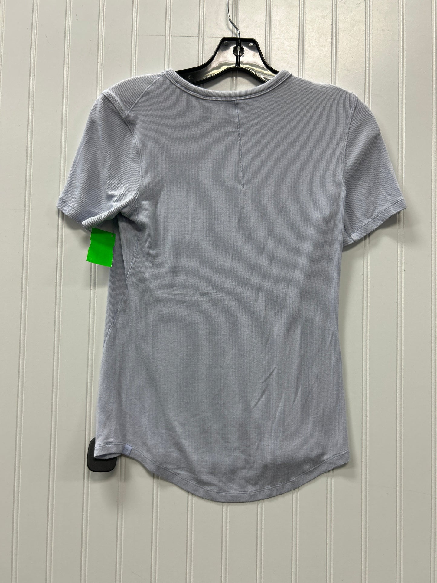 Athletic Top Ss By Lululemon In Blue, Size:S