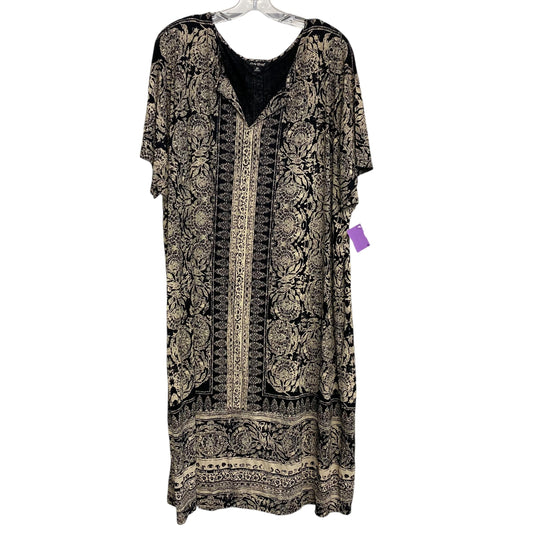 Dress Casual Short By Lucky Brand In Black & Cream, Size:3