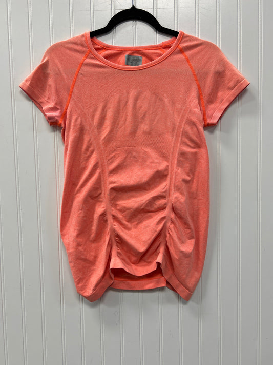 Athletic Top Ss By Athleta In Orange, Size:M