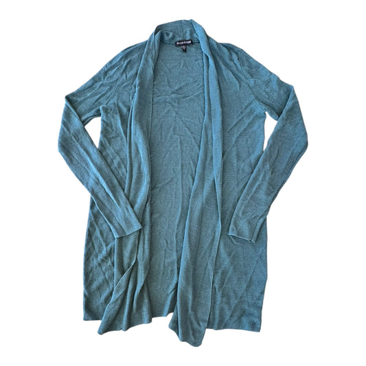 Sweater Cardigan By Eileen Fisher In Green, Size:Xs