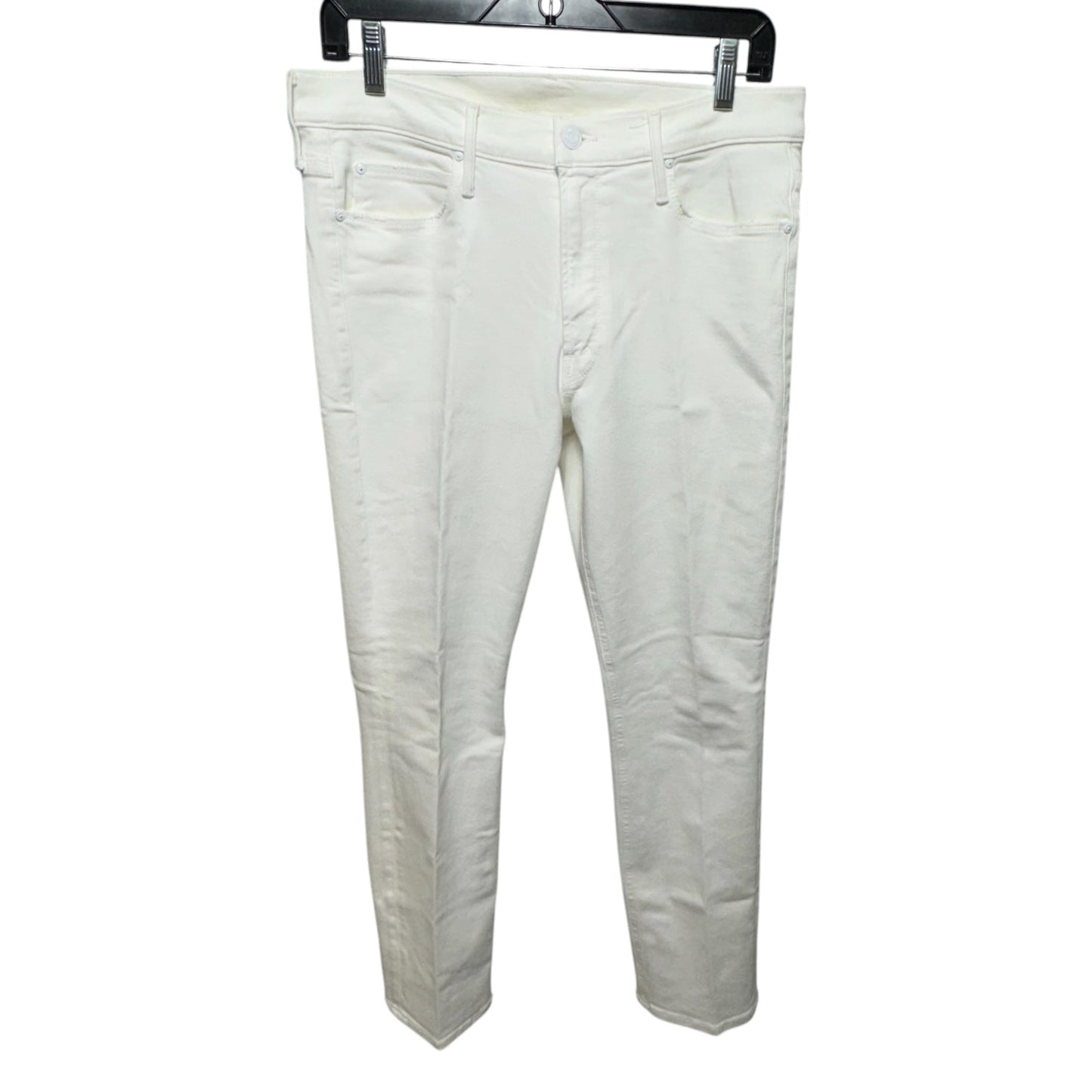 Mid Rise Dazzler Ankle Jeans By Mother In White, Size: 10