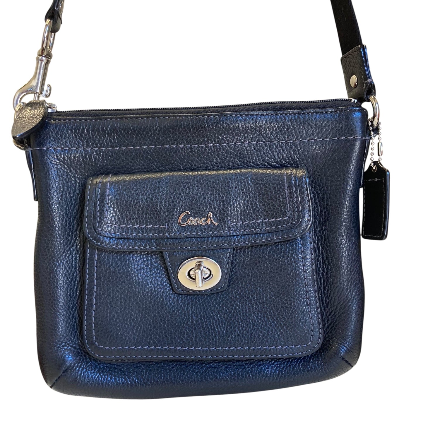 Crossbody Designer By Coach In Black, Size:Small