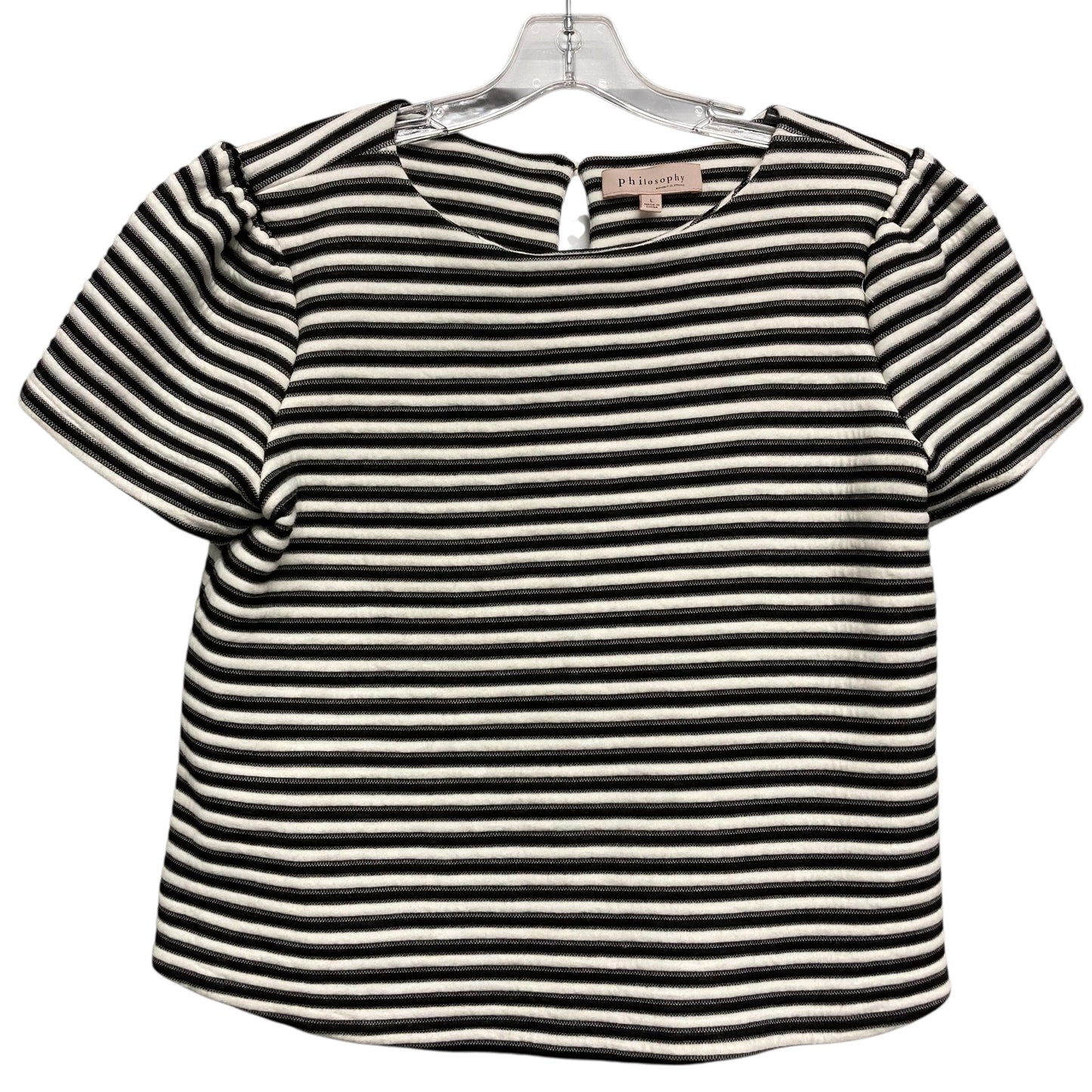 Top Ss By Philosophy In Black & White, Size:L