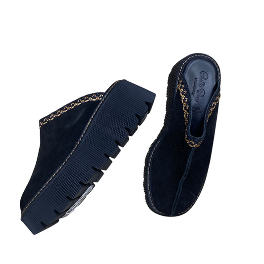 Shoes Heels Wedge By Carlo Pera In Black, Size:10.5