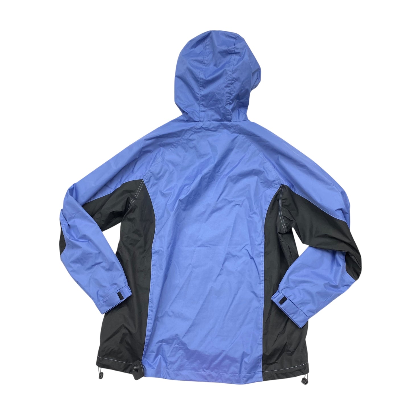 Jacket Windbreaker By Prairie Mountain In Black & Blue, Size:L