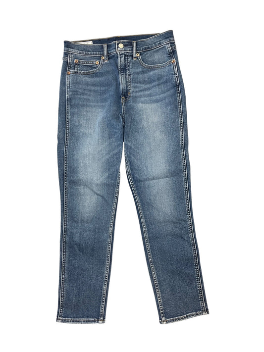 Jeans Straight By Gap In Blue Denim, Size:6