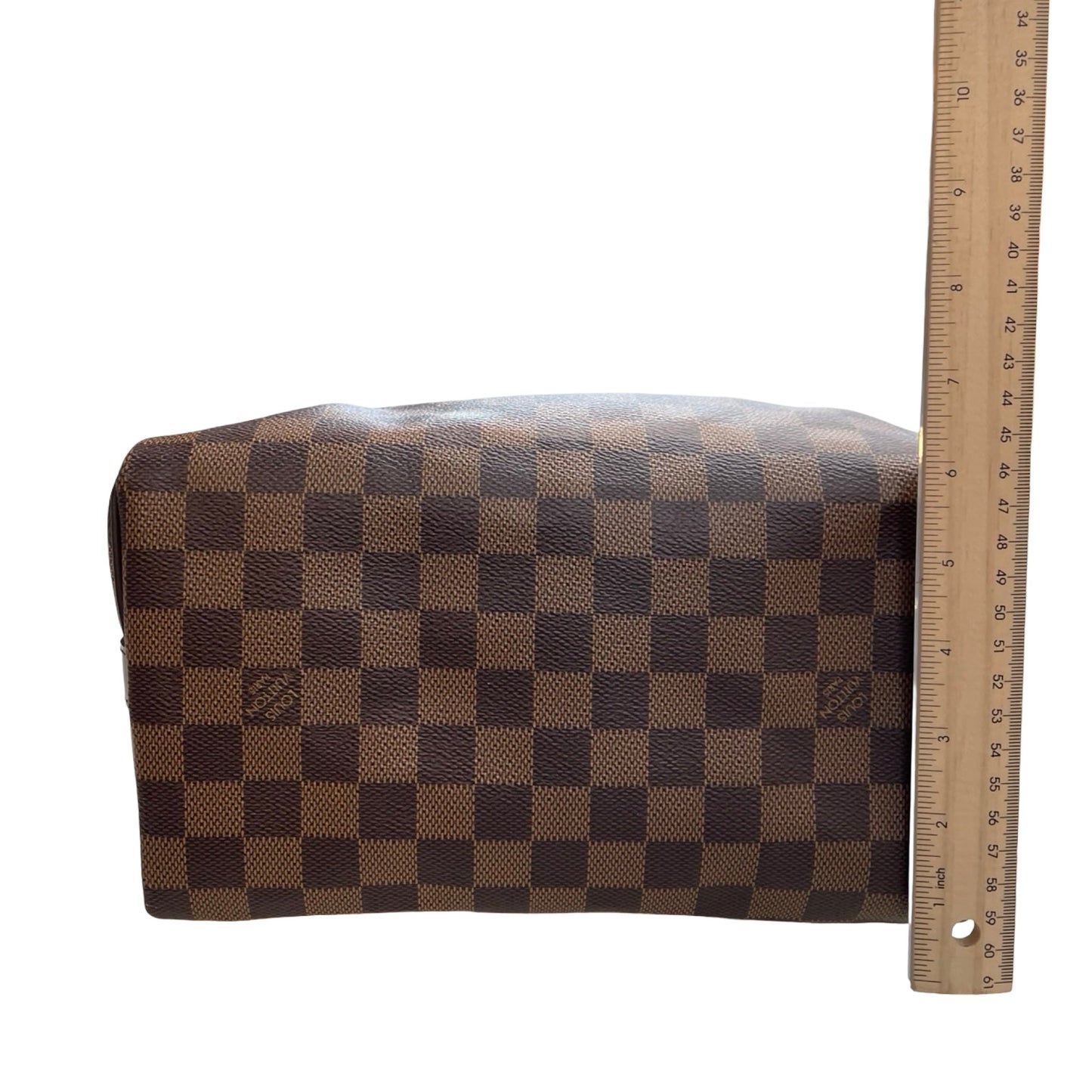 Handbag Luxury Designer By Louis Vuitton In Brown, Size:Small
