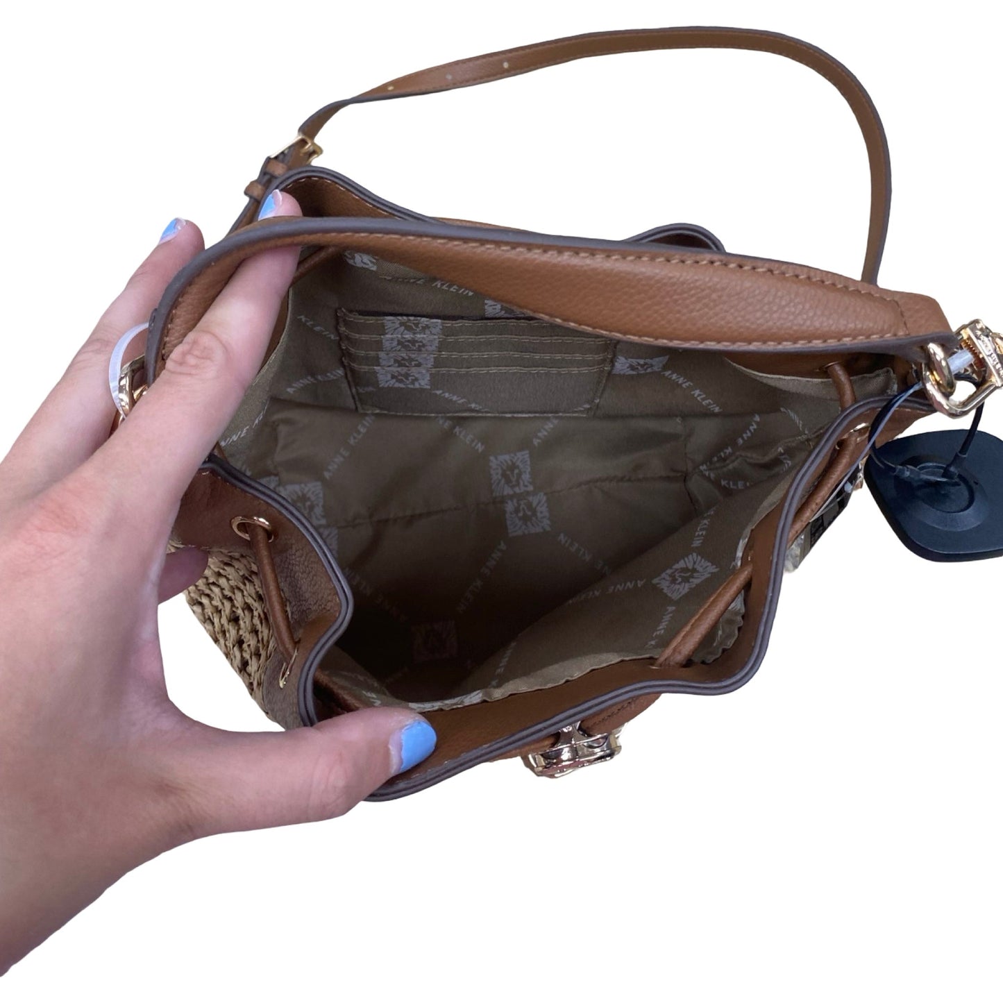 Handbag By Anne Klein In Brown, Size:Medium