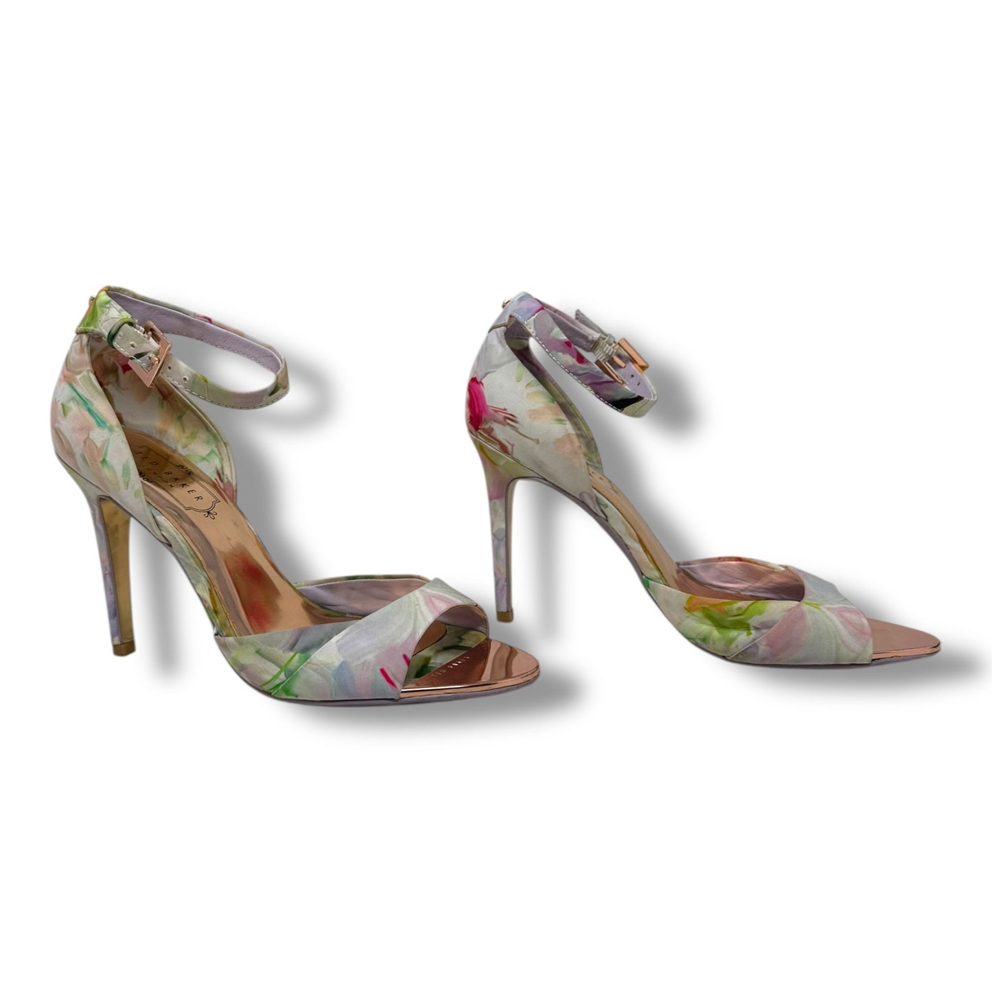 Shoes Heels Stiletto By Ted Baker In Floral Print, Size: 7.5