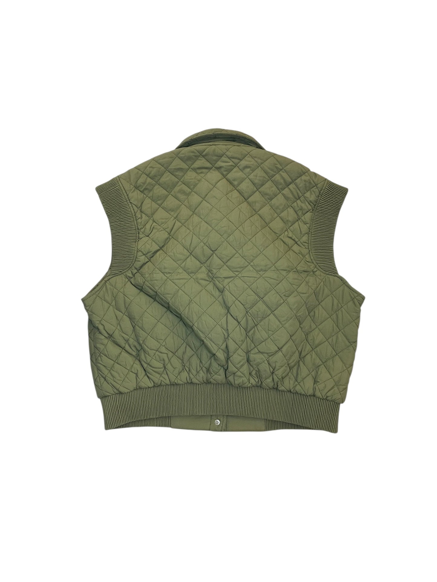 Vest Puffer & Quilted By Lili Sidonio In Green, Size:L