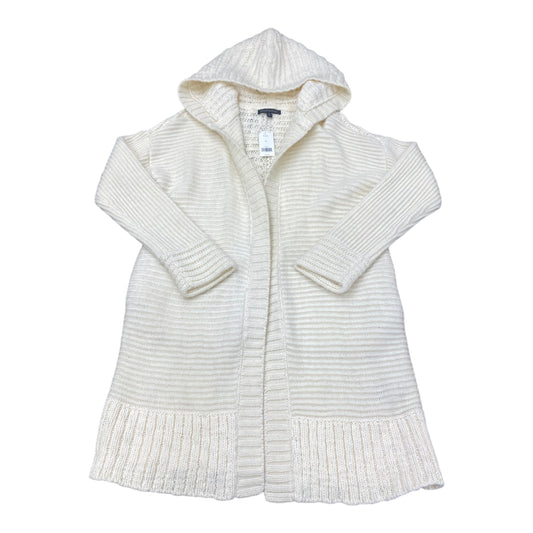 Sweater Cardigan By Banana Republic In Cream, Size:M