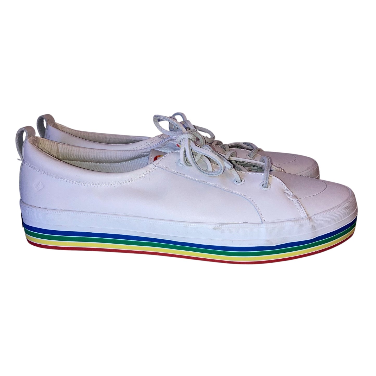 Shoes Flats By Sperry In White, Size:12