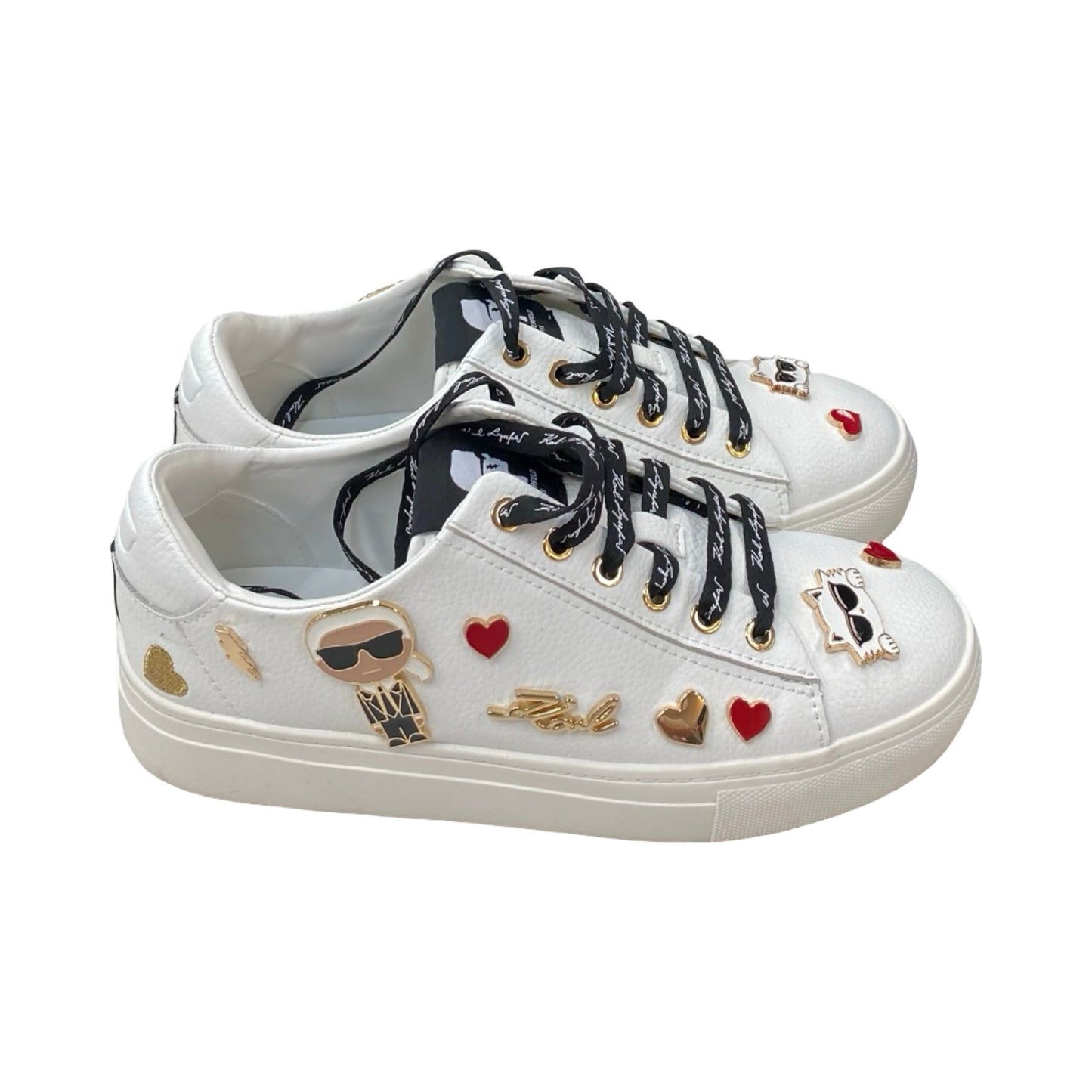 Shoes Designer By Karl Lagerfeld In Multi, Size:6.5