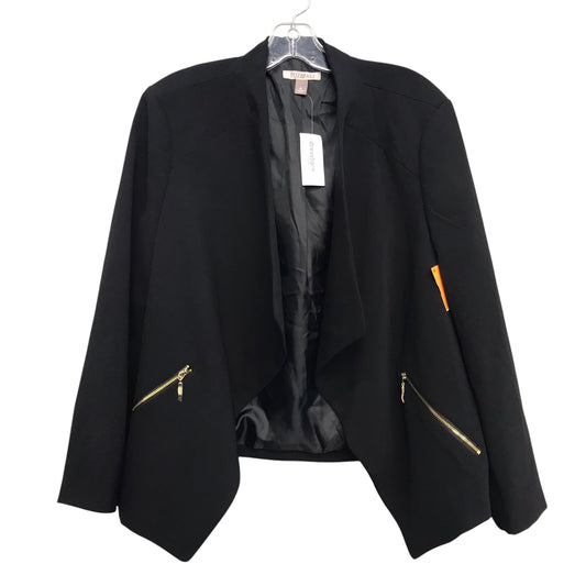 Blazer By Roz And Ali In Black, Size:Xl