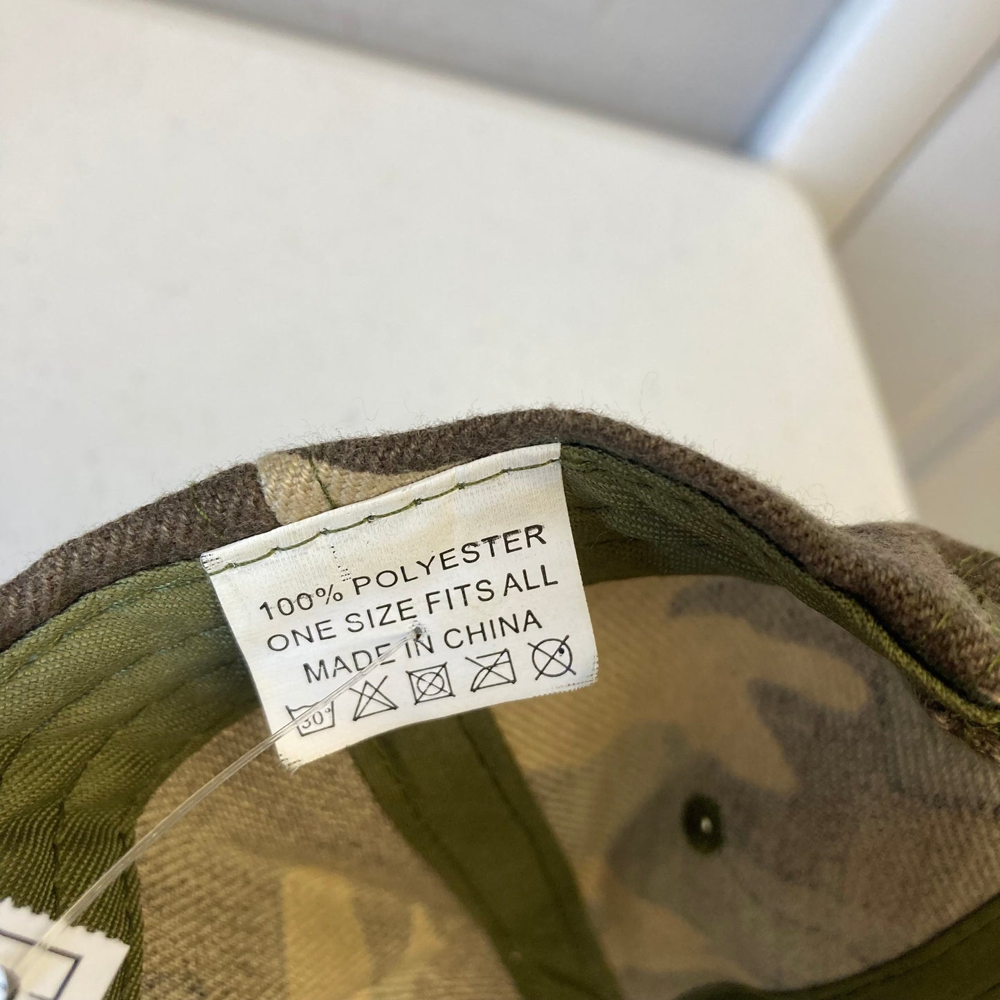 Hat Baseball Cap In Camouflage Print