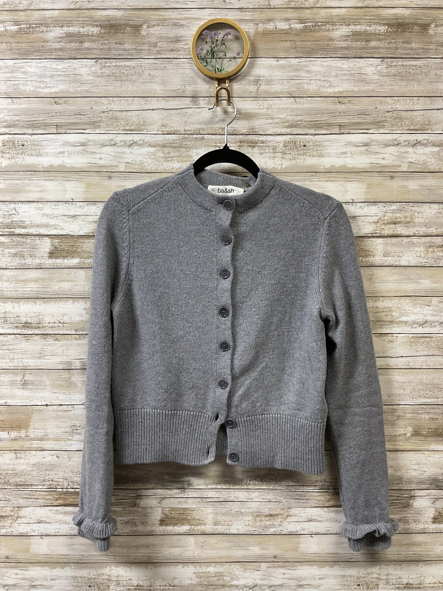 Sweater Cardigan By Cma In Grey, Size:S