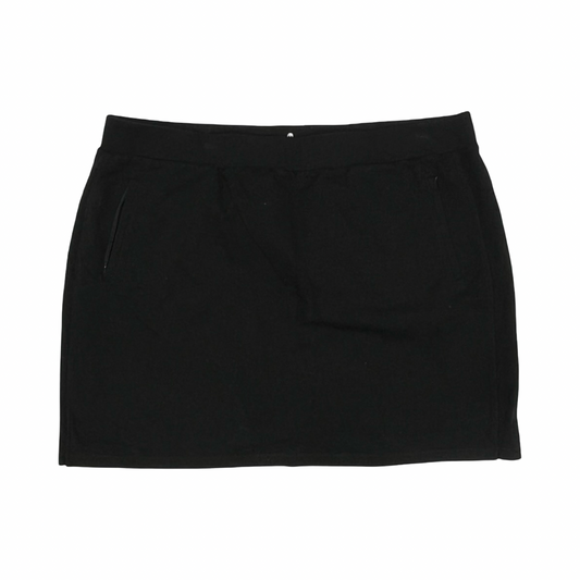 Skort By Talbots In Black, Size:3X