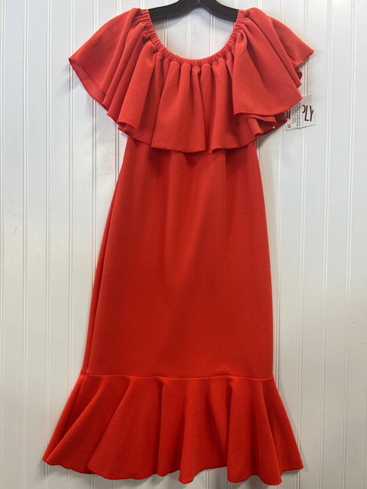 Dress Party Midi By Lularoe In Orange, Size:Xs