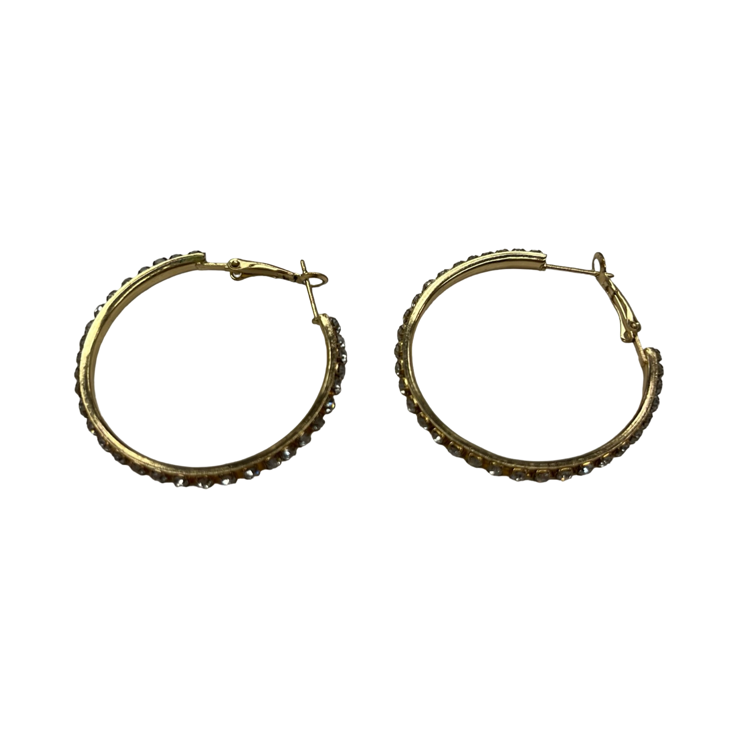 Earrings Hoop By Clothes Mentor In Gold