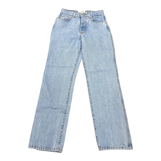 Jeans Straight By Revice Jeans In Blue Denim, Size:2