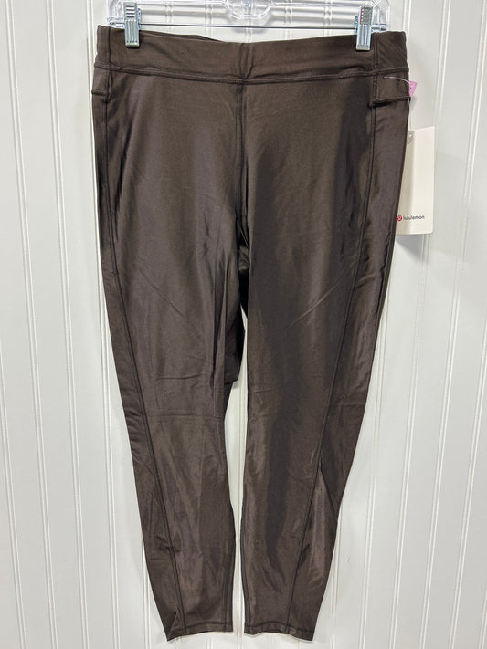 Athletic Leggings By Lululemon In Brown, Size:12