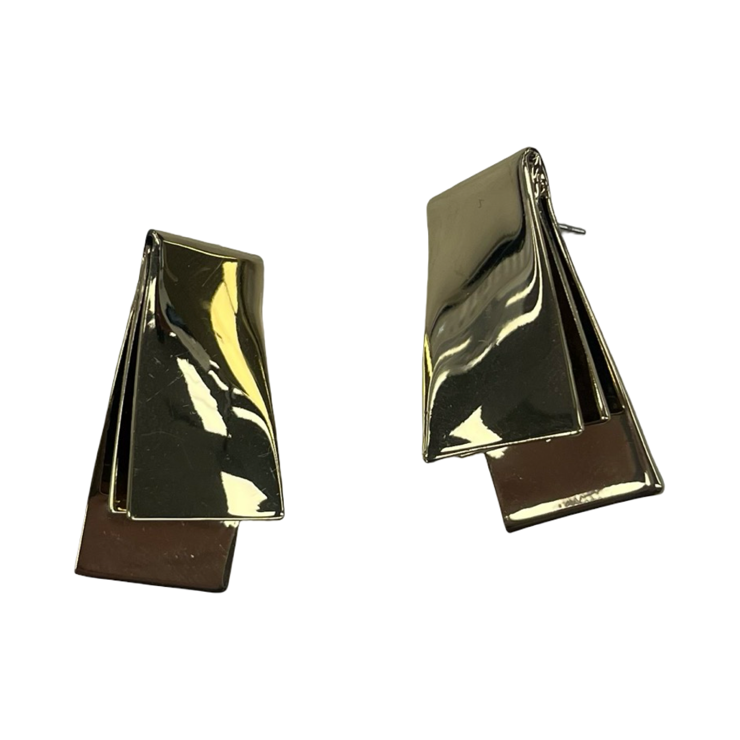 Earrings Hoop By Clothes Mentor In Gold