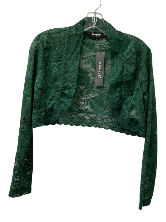 Cardigan By Allegra K In Green, Size:S