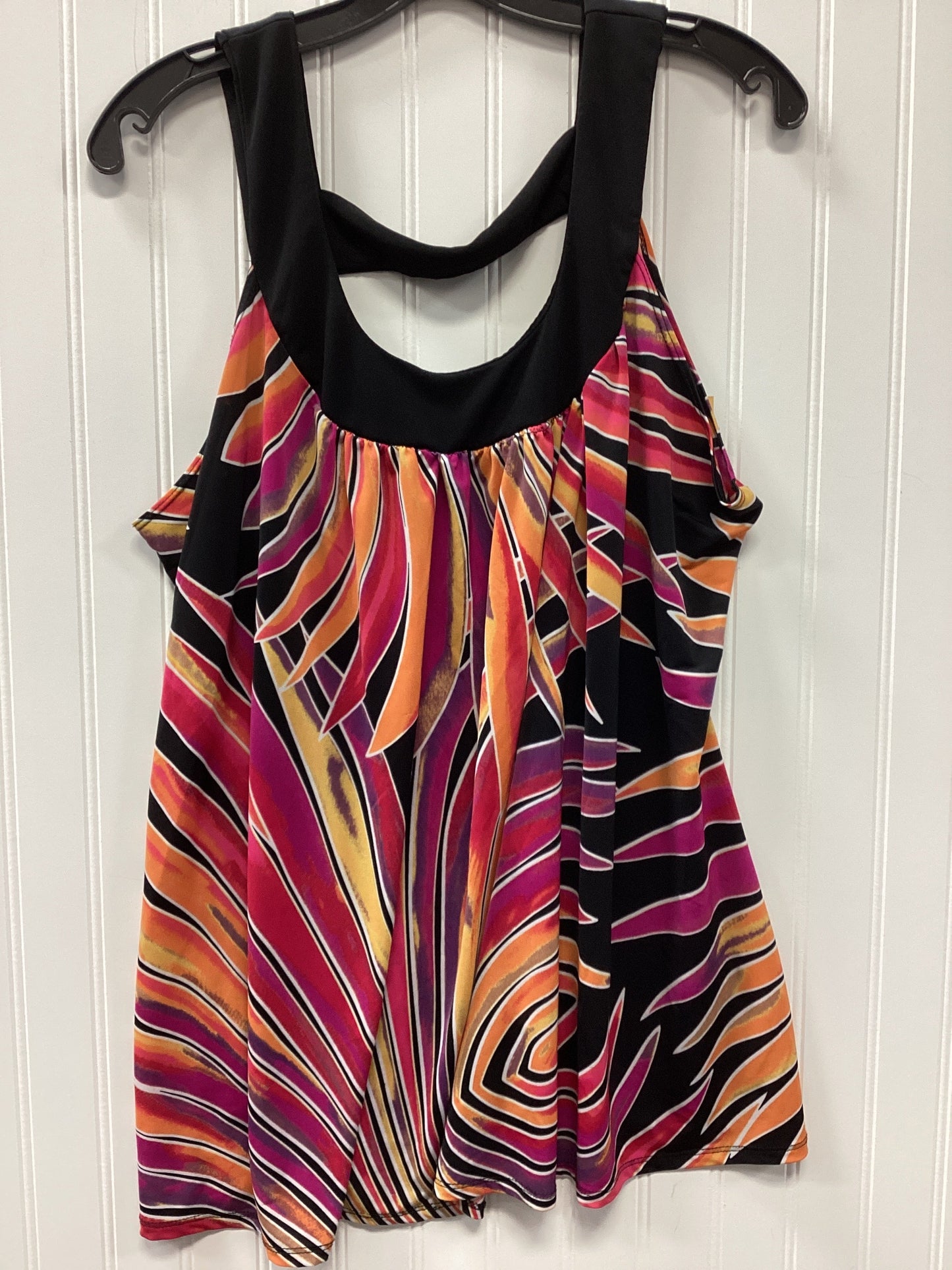 Top Sleeveless By Clothes Mentor In Multi, Size:2X