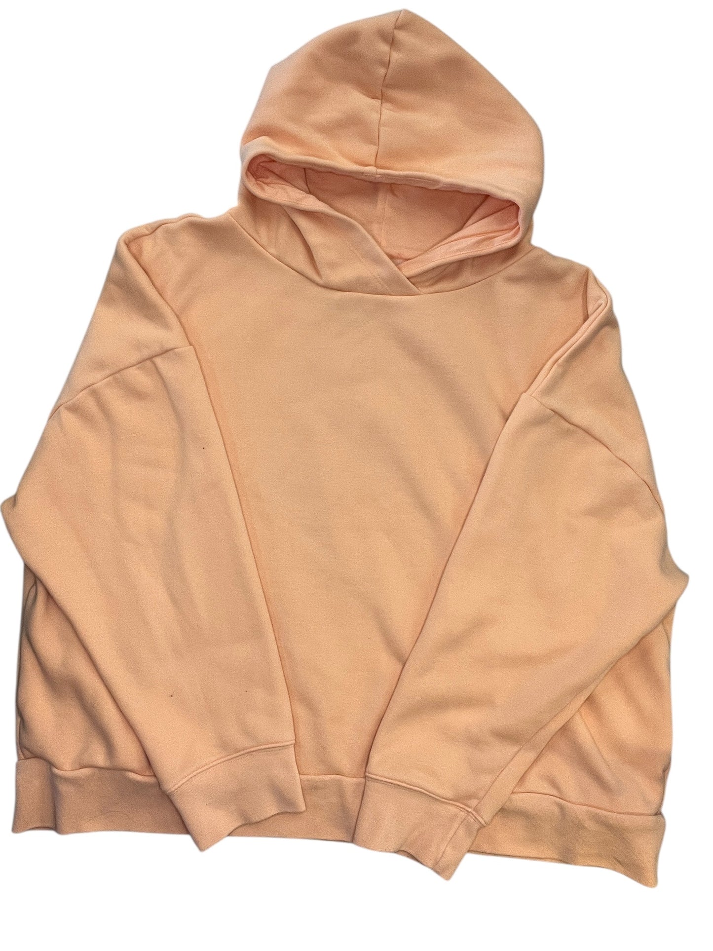 Athletic Sweatshirt Hoodie By Fabletics In Orange, Size:1X