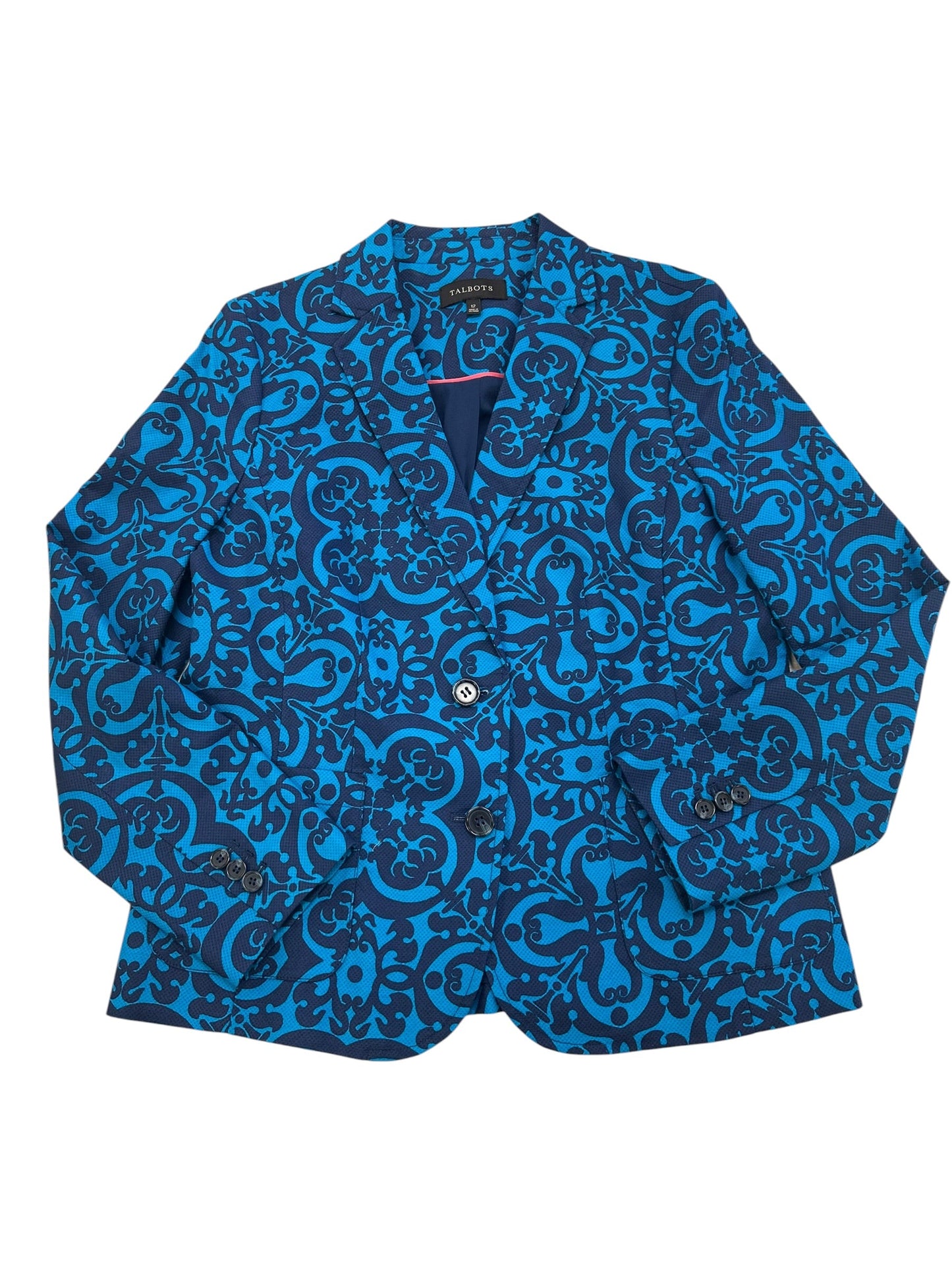 Blazer By Talbots In Blue, Size:12