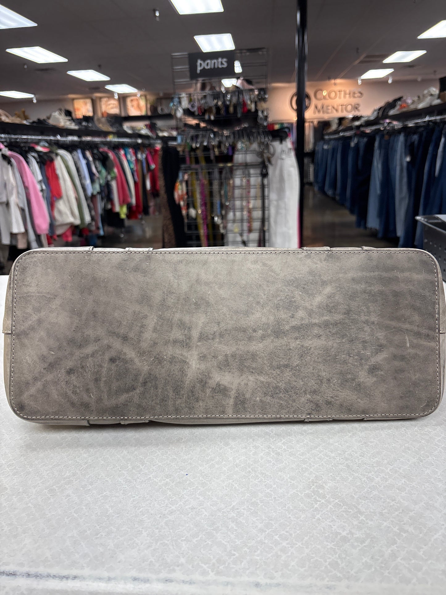 Tote Designer By Frye In Grey, Size:Large