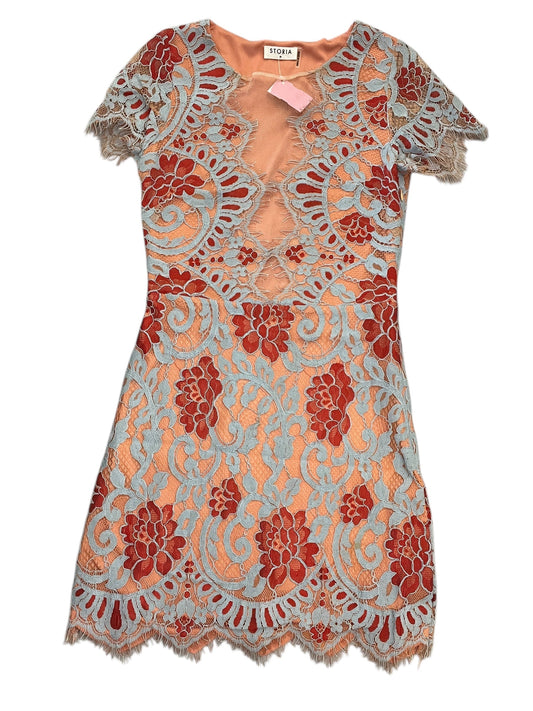 Dress Casual Short By Storia In Orange, Size:M