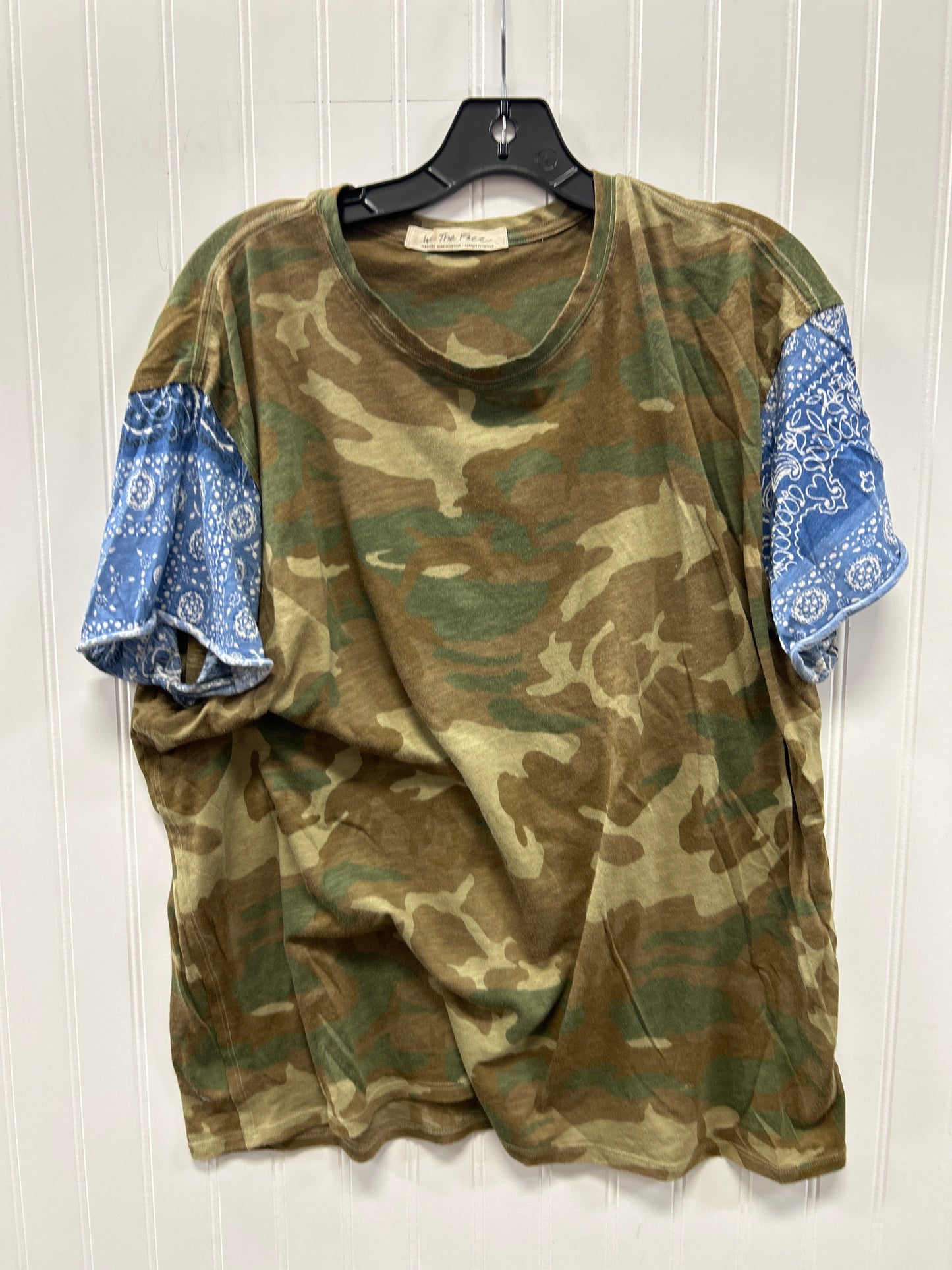 Top Ss By We The Free In Camouflage Print, Size:M