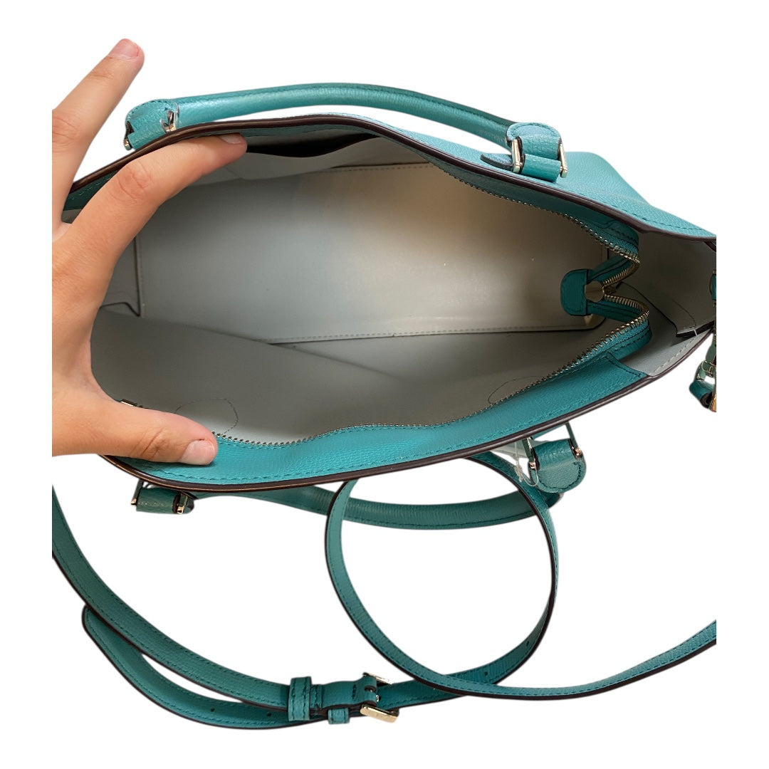 Handbag Designer By Kate Spade In Teal, Size:Large