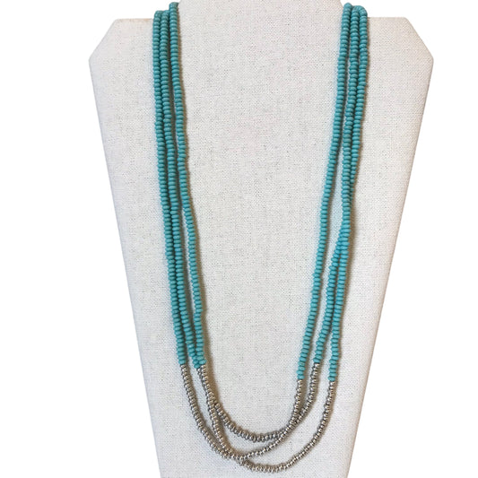 Necklace Layered By Lucky Brand In Blue