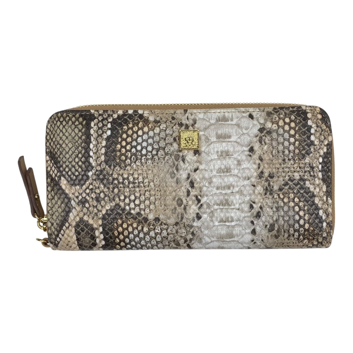 Wallet By Anne Klein In Snakeskin Print, Size:Medium