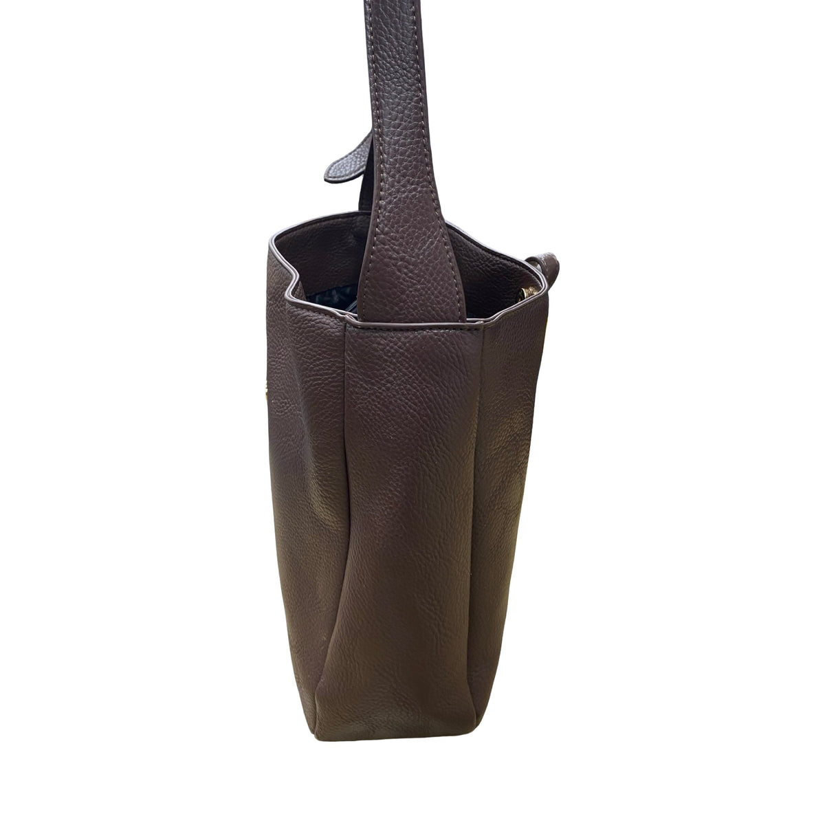 Handbag Leather By Dune In Brown, Size:Medium